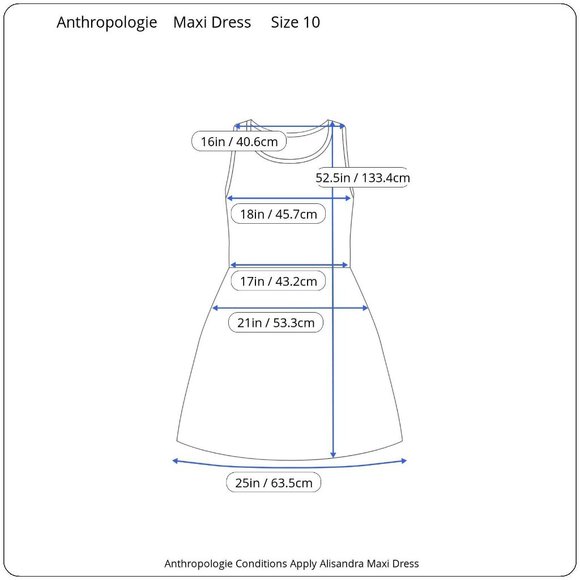 Anthropologie Conditions Apply Alisandra Maxi Dres - Picture 11 of 11
